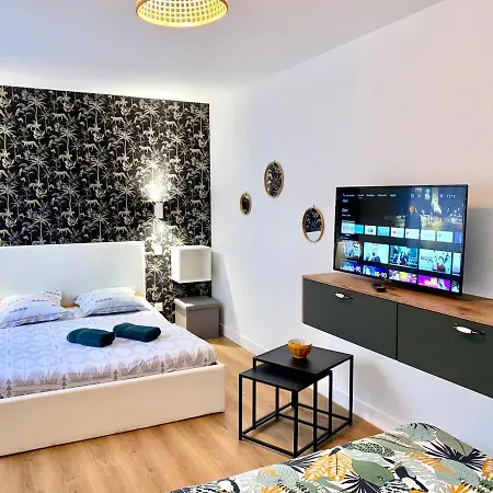 Superbe Studio Avec Cour Et Parking Gratuit A 5 Min Du Chateau